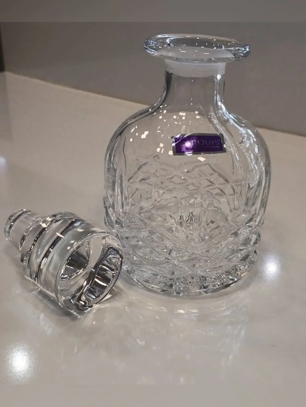 Waterford Marquis Markham Stacking Decanter & Set of 2 Tumblers, NEW